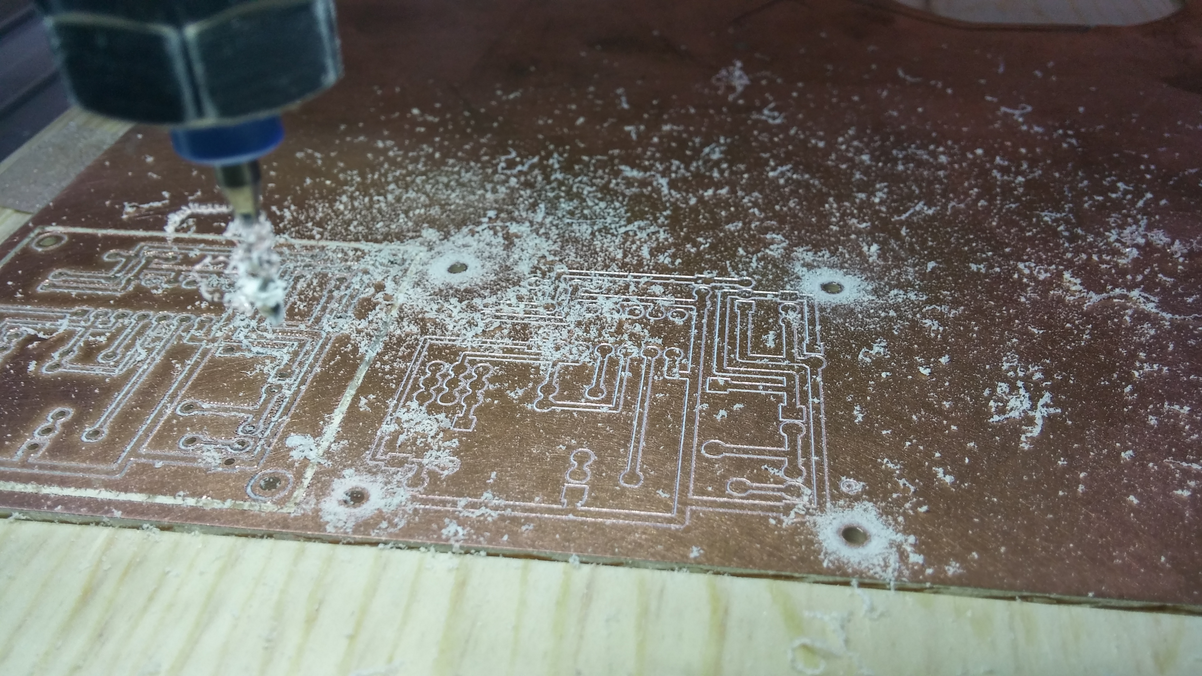 How to mill a through hole PCB Inventables